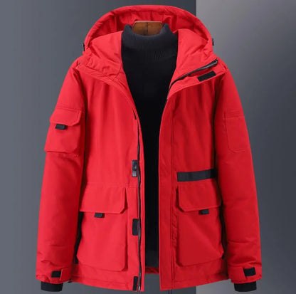 Parka Technique Toutes Saisons à Capuche pour Homme