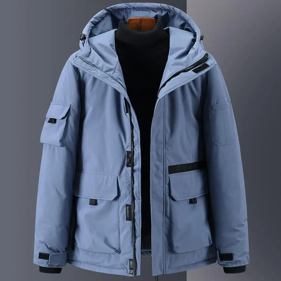 Parka Technique Toutes Saisons à Capuche pour Homme