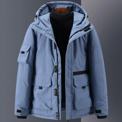 Parka Technique Toutes Saisons à Capuche pour Homme