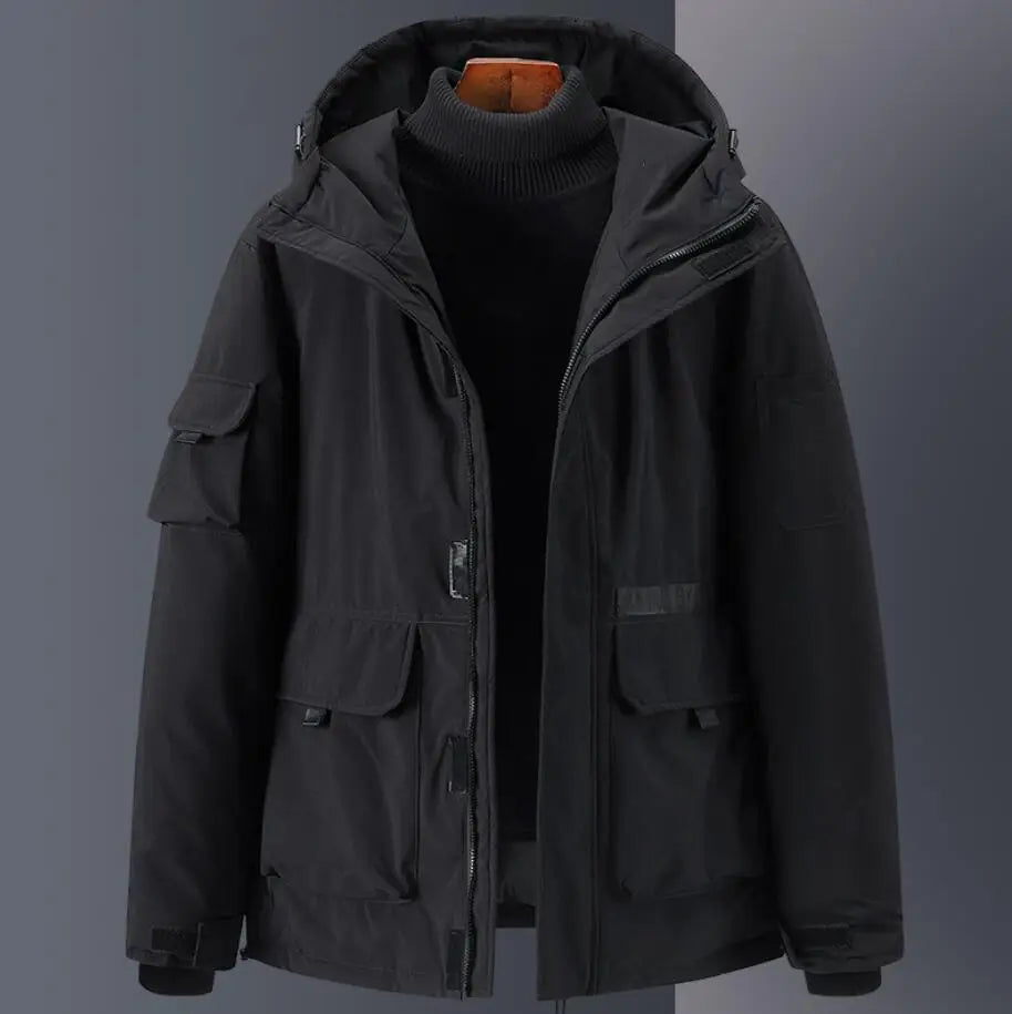 Parka Technique Toutes Saisons à Capuche pour Homme