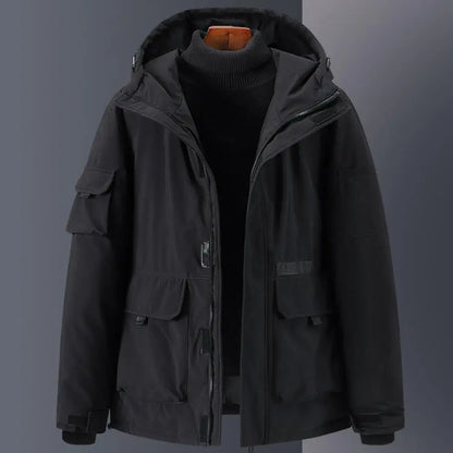 Parka Technique Toutes Saisons à Capuche pour Homme