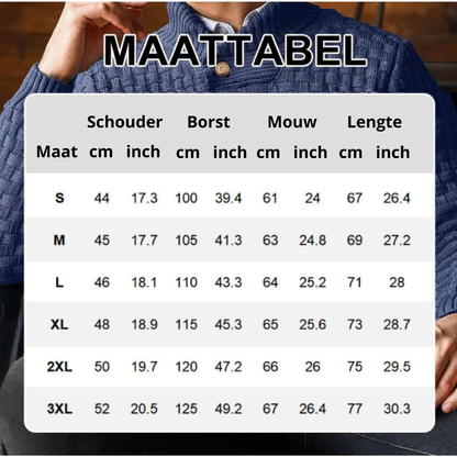 Pull à Col Montant en Maille Gaufrée pour Homme