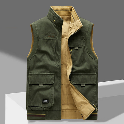 Bodywarmer Utilitaire à Poches Cargo pour Homme