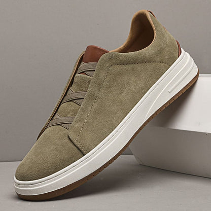 Baskets Basses en Daim Synthétique pour Homme