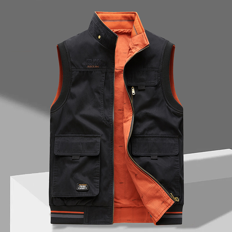 Noir / Orange / 3XL
