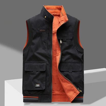 Bodywarmer Utilitaire à Poches Cargo pour Homme