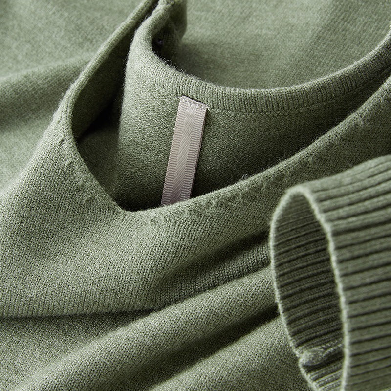 Pull à Col V en Maille Souple pour Homme
