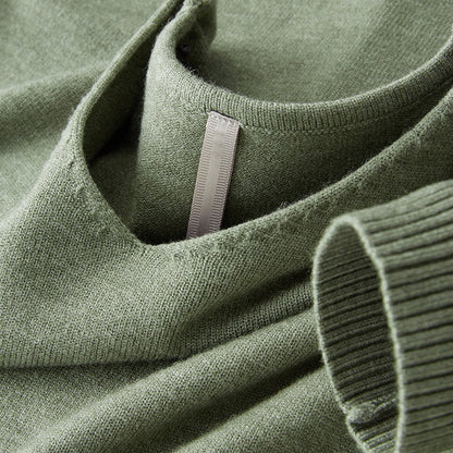 Pull à Col V en Maille Souple pour Homme