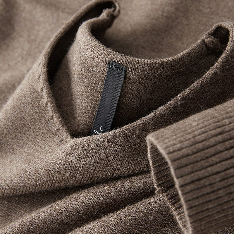 Pull à Col V en Maille Souple pour Homme