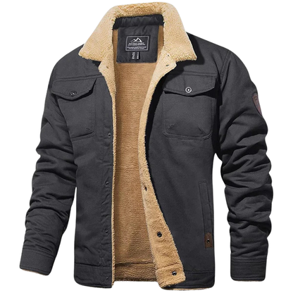 Blouson Bomber Doublé Sherpa pour Homme