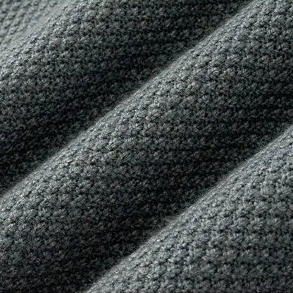 Pull Jacquard à Col Montant pour Homme