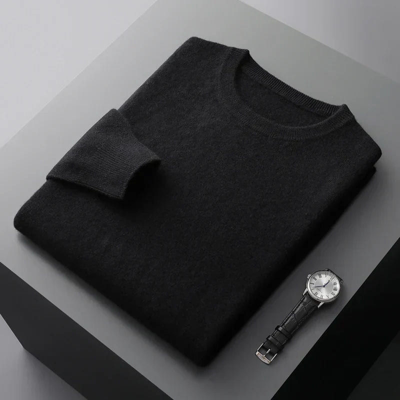 Pull à Col Rond en Maille Douce pour Homme