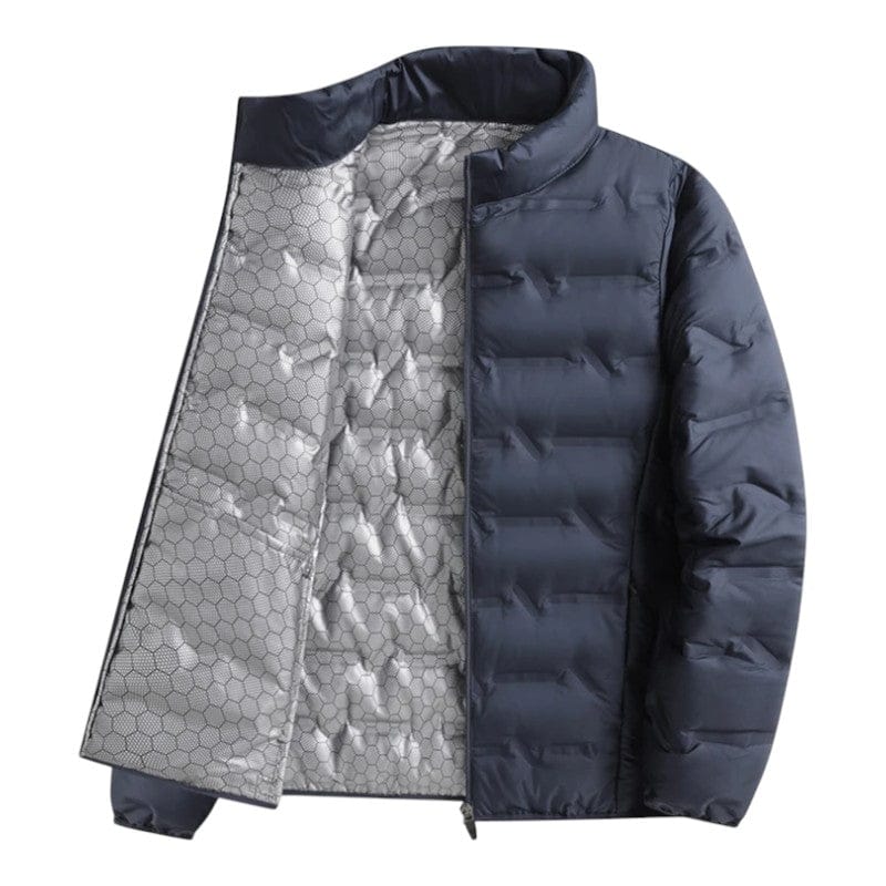 Doudoune Matelassée à Col Montant pour Homme