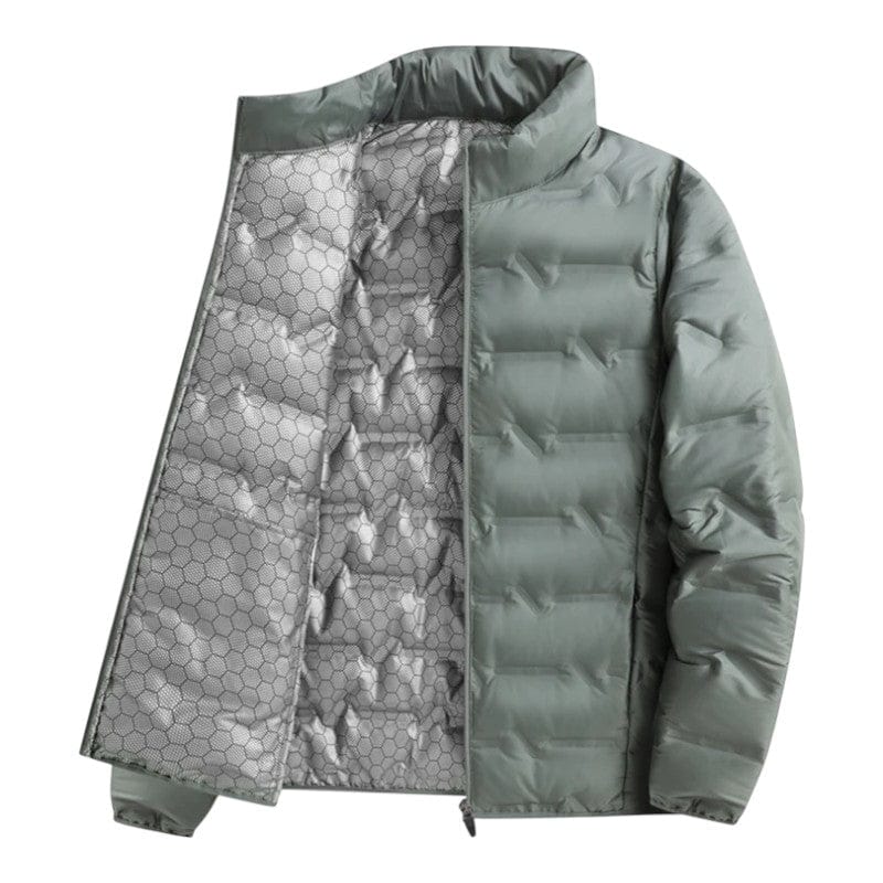 Doudoune Matelassée à Col Montant pour Homme