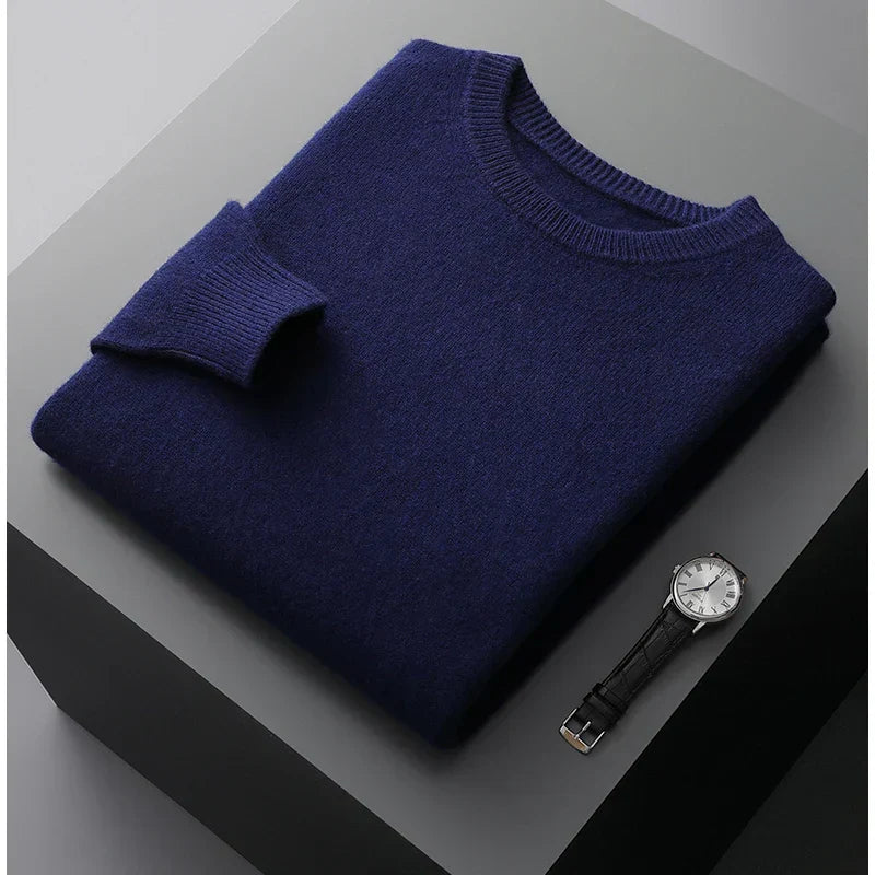 Pull à Col Rond en Maille Douce pour Homme