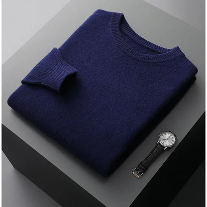 Pull à Col Rond en Maille Douce pour Homme