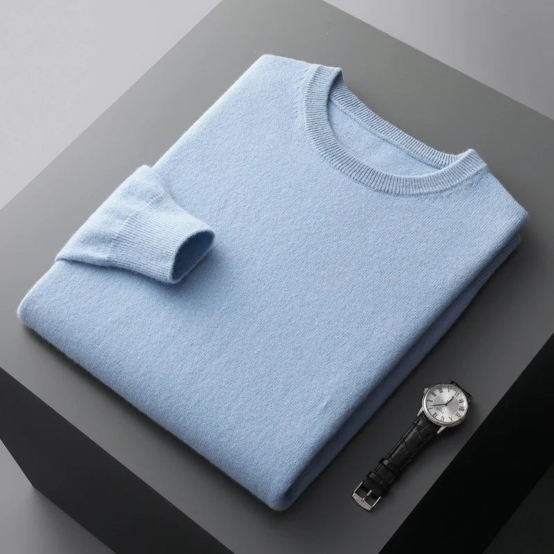 Pull à Col Rond en Maille Douce pour Homme