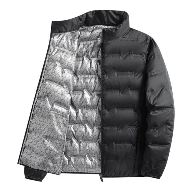 Doudoune Matelassée à Col Montant pour Homme
