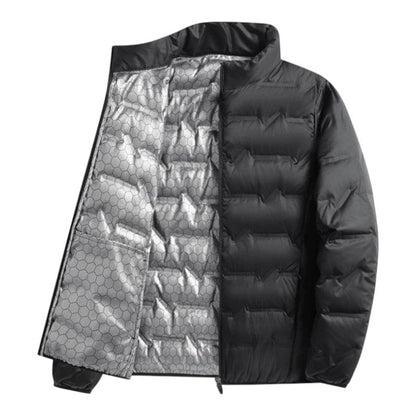 Doudoune Matelassée à Col Montant pour Homme