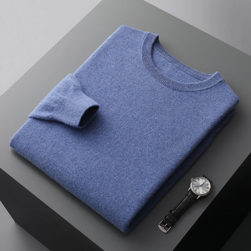 Pull à Col Rond en Maille Douce pour Homme