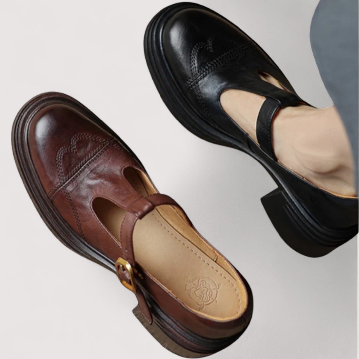 Mocassins à Imprimé Élégant pour Femme
