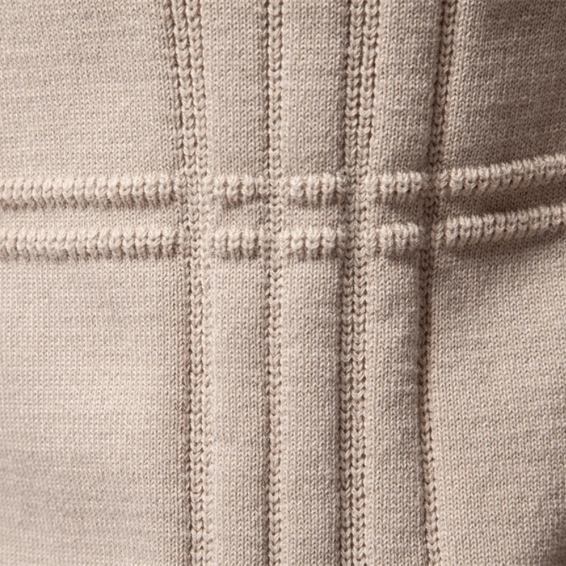 Pull à Col Rond à Rayures Horizontales pour Homme