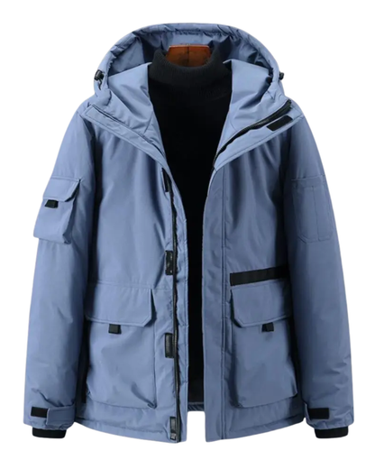 Parka Technique Toutes Saisons à Capuche pour Homme
