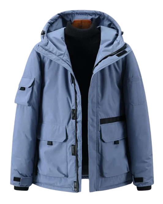 Parka Technique Toutes Saisons à Capuche pour Homme