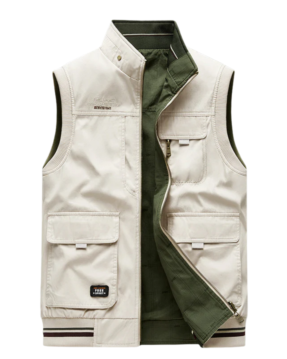 Bodywarmer Utilitaire à Poches Cargo pour Homme