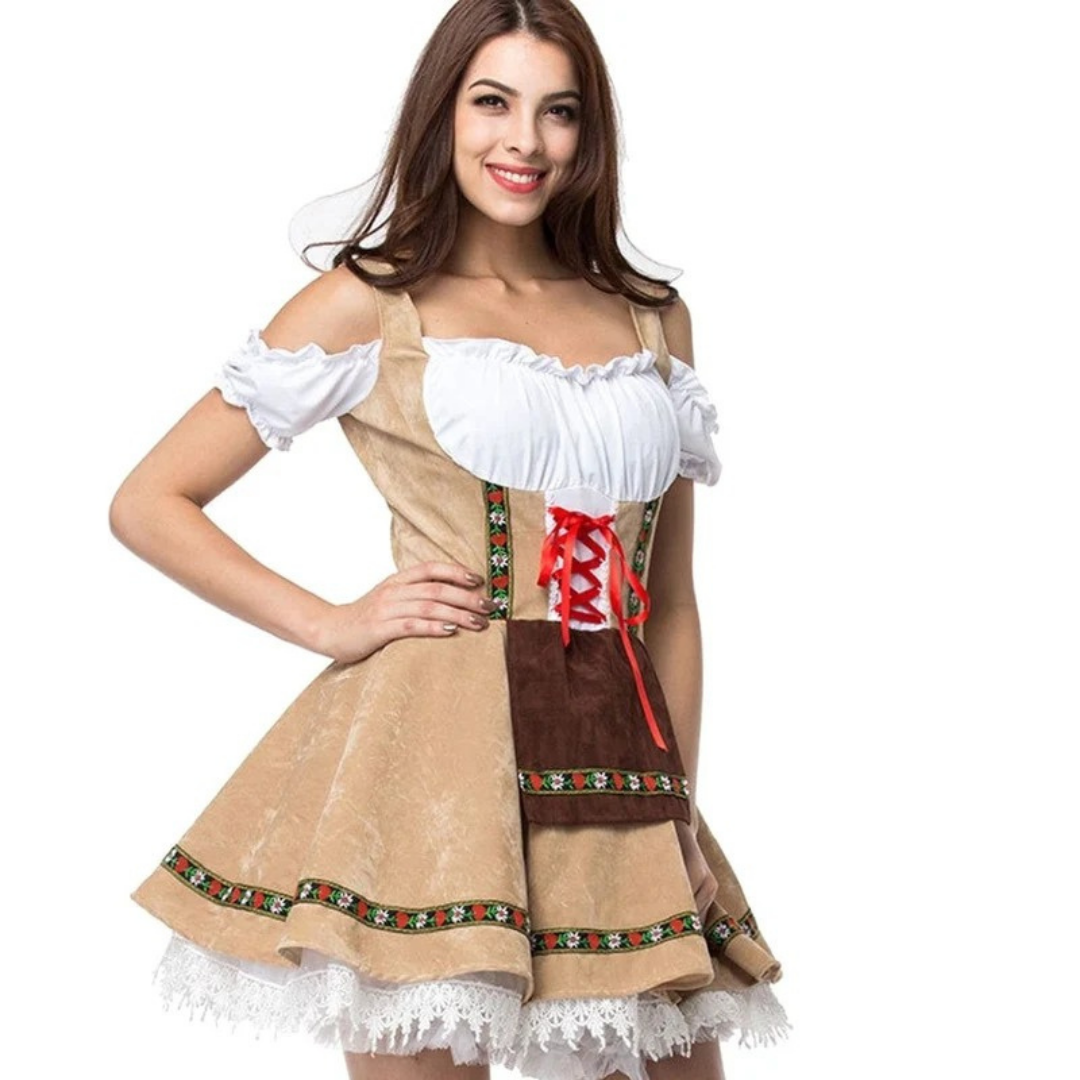 Dirndl à Nœud pour Femme