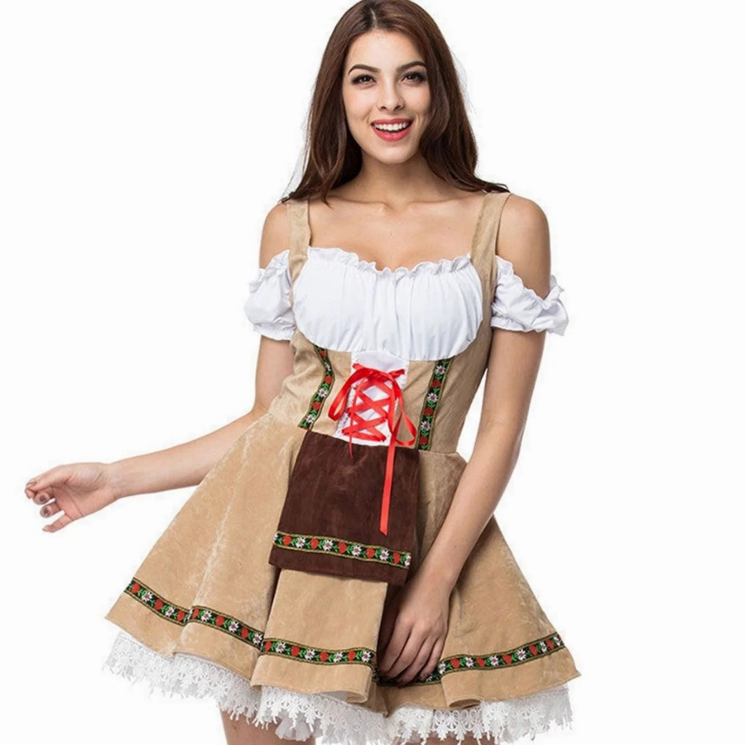 Dirndl à Nœud pour Femme