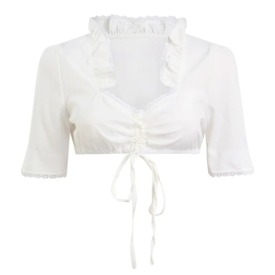 Blouse de Dirndl en Dentelle pour Femme