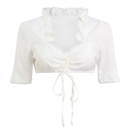 Blouse de Dirndl en Dentelle pour Femme