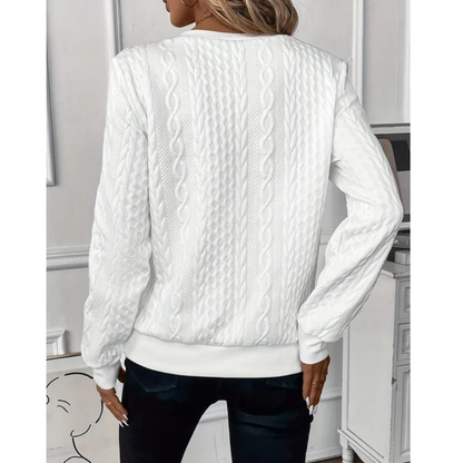 Pull en Maille à Fermeture Éclair pour Femme
