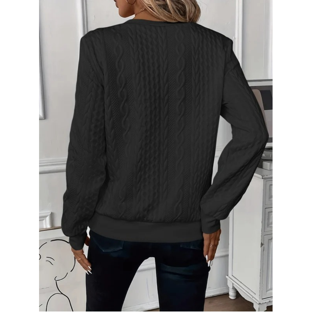 Pull en Maille à Fermeture Éclair pour Femme