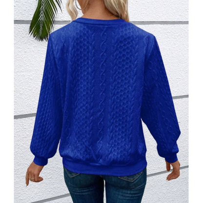 Pull en Maille à Fermeture Éclair pour Femme