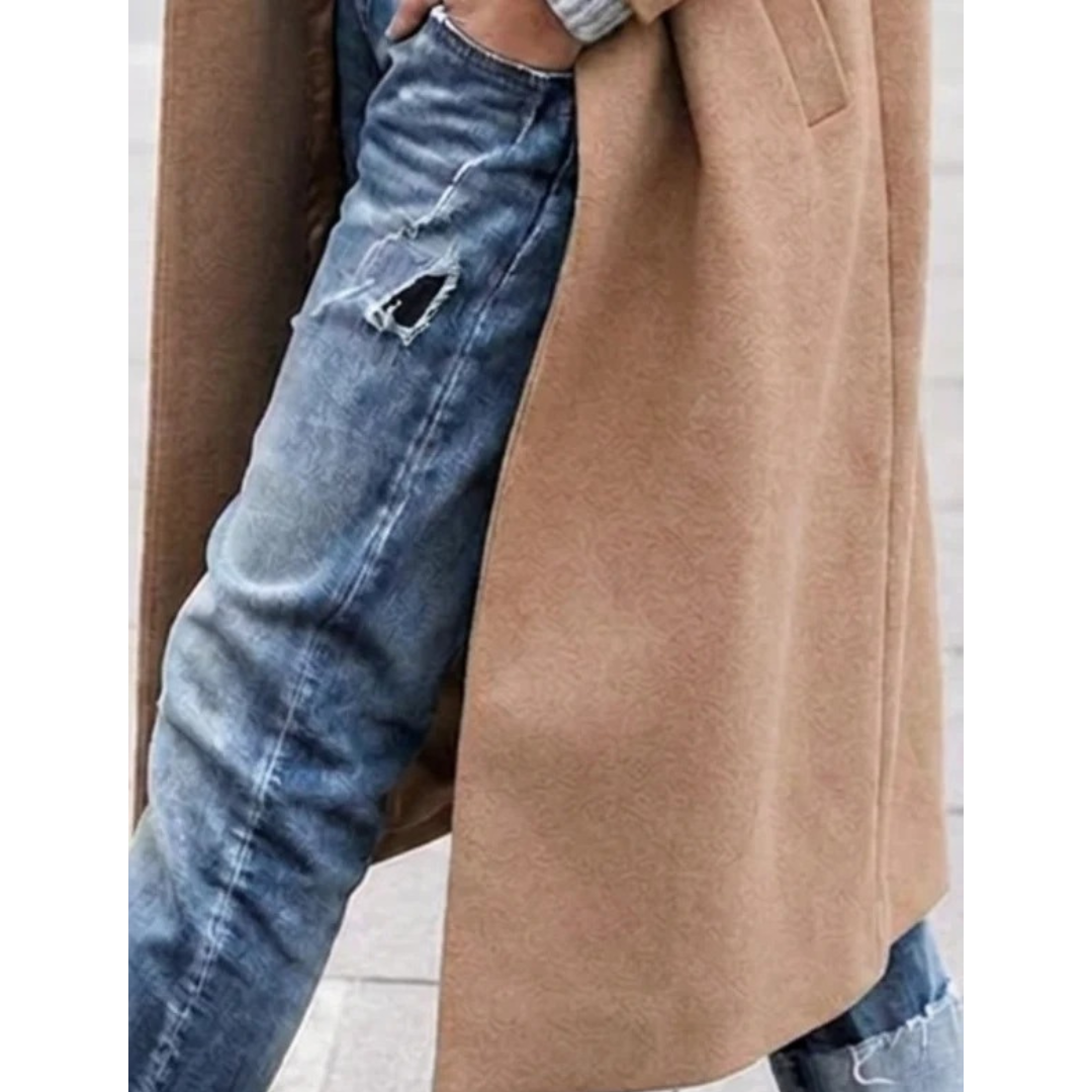 Trench-Coat Boutonné pour Femme