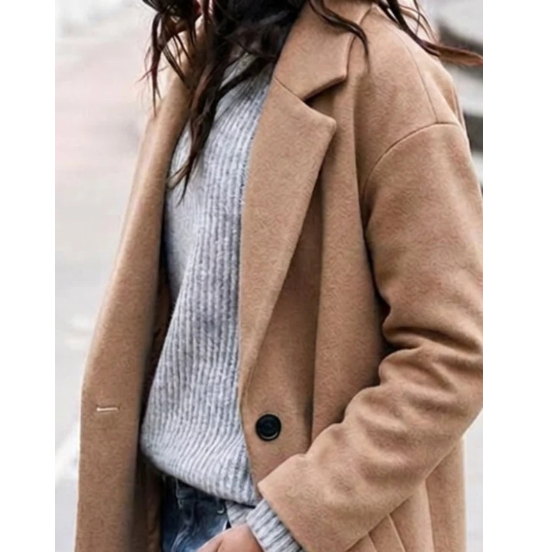 Trench-Coat Boutonné pour Femme