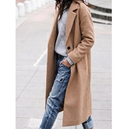 Trench-Coat Boutonné pour Femme