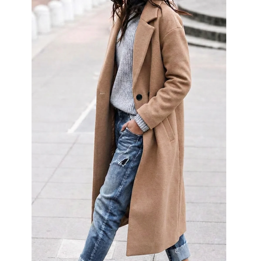Trench-Coat Boutonné pour Femme