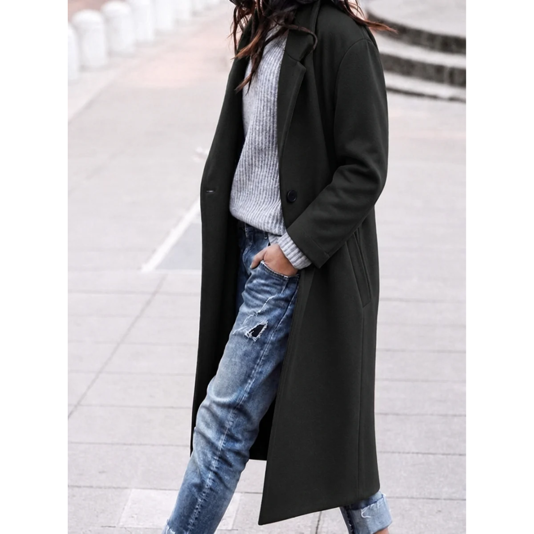 Trench-Coat Boutonné pour Femme