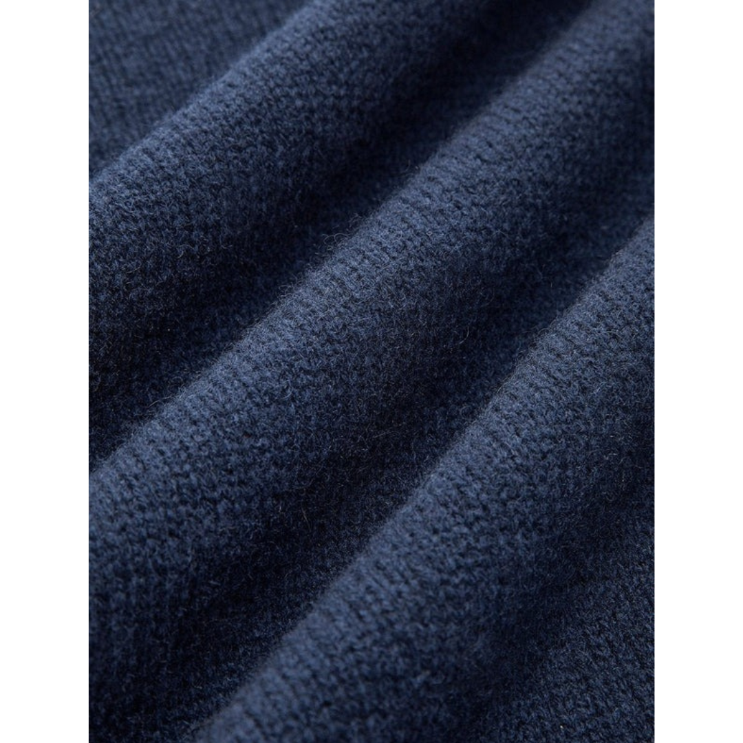 Pull en Maille à Col Chemise pour Femme