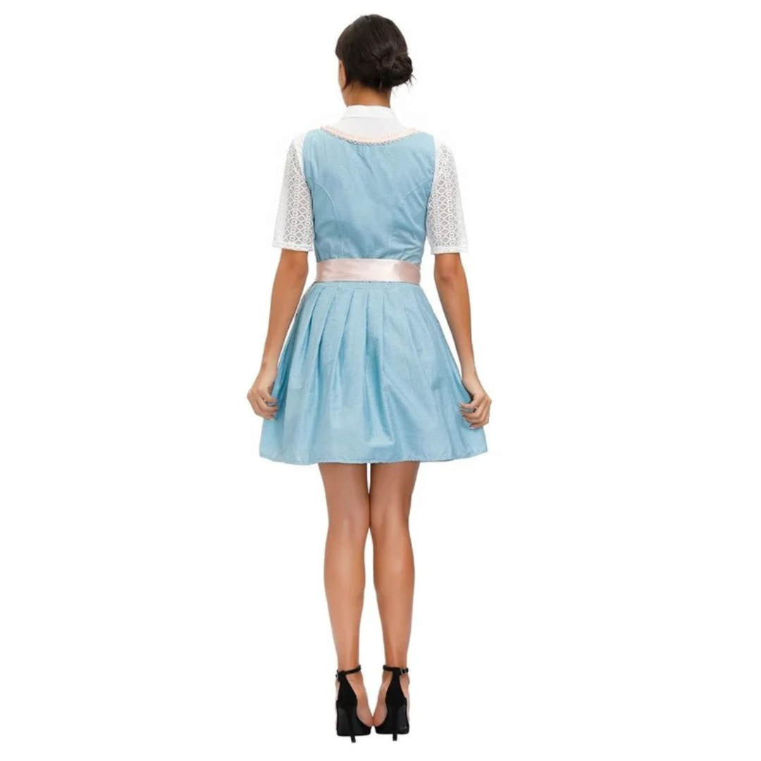 Dirndl à Motif Floral pour Femme