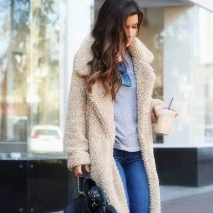Veste d’Hiver en Maille Teddy pour Femme