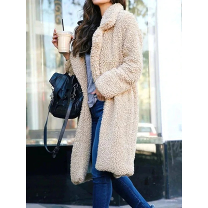 Veste d’Hiver en Maille Teddy pour Femme