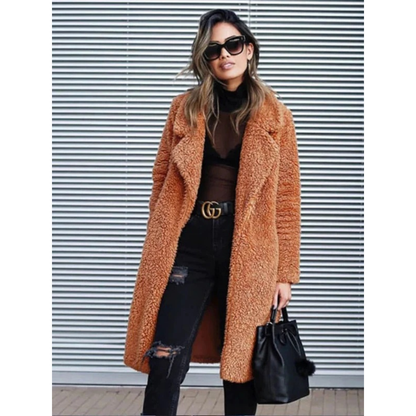 Veste d’Hiver en Maille Teddy pour Femme