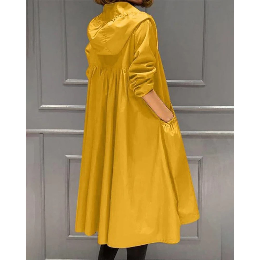 Trench-Coat à Capuche pour Femme