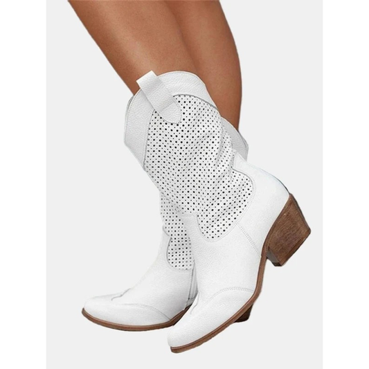 Bottes Perforé pour Femme