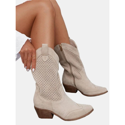 Bottes Perforé pour Femme