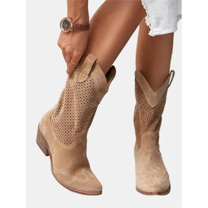 Bottes Perforé pour Femme